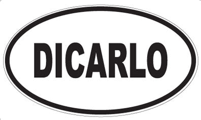 DICARLO - Oval Magnet