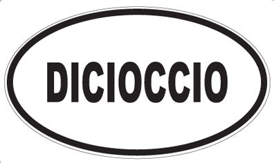DICIOCCIO - Oval Magnet