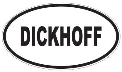 DICKHOFF - Oval Magnet