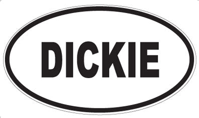 DICKIE - Oval Magnet