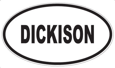 DICKISON - Oval Magnet