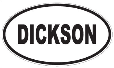 DICKSON - Oval Sticker