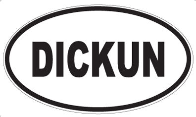 DICKUN - Oval Sticker