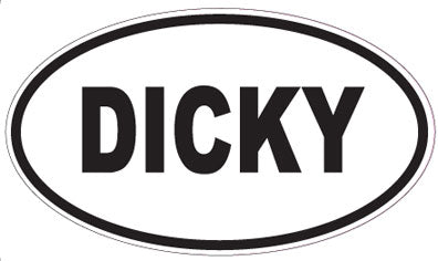 DICKY - Oval Magnet