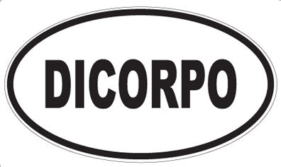 DICORPO - Oval Sticker