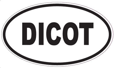 DICOT - Oval Magnet