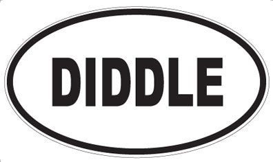 DIDDLE - Oval Magnet
