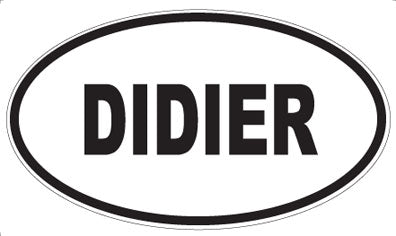 DIDIER - Oval Magnet