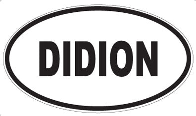 DIDION - Oval Magnet