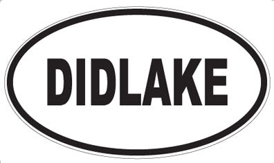 DIDLAKE - Oval Magnet