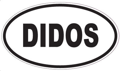 DIDOS - Oval Sticker