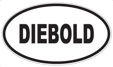 DIEBOLD - Oval Magnet