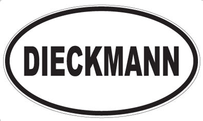 DIECKMANN - Oval Sticker