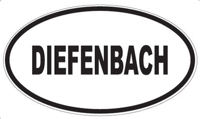 DIEFENBACH - Oval Sticker