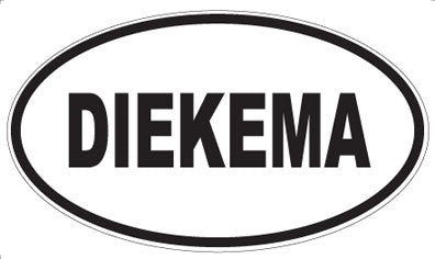 DIEKEMA - Oval Magnet