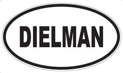 DIELMAN - Oval Magnet