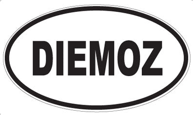 DIEMOZ - Oval Sticker