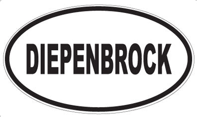 DIEPENBROCK - Oval Sticker