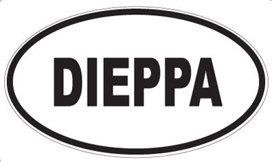 DIEPPA - Oval Sticker
