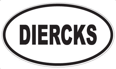 DIERCKS - Oval Magnet