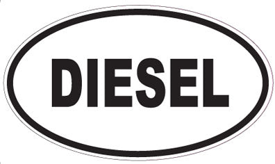 DIESEL - Oval Sticker