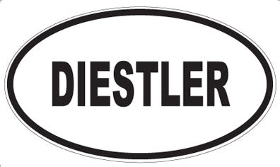 DIESTLER - Oval Sticker