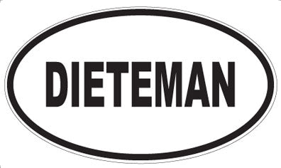 DIETEMAN - Oval Sticker