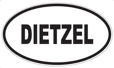 DIETZEL - Oval Magnet