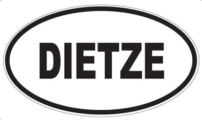 DIETZE - Oval Magnet