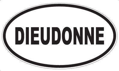 DIEUDONNE - Oval Magnet