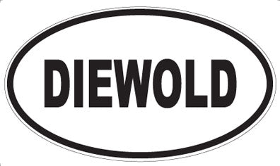 DIEWOLD - Oval Sticker