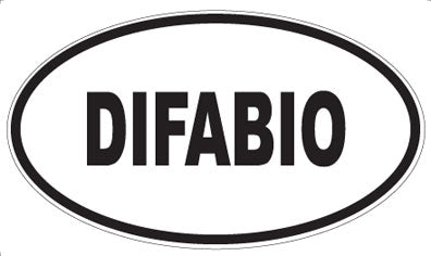 DIFABIO - Oval Magnet