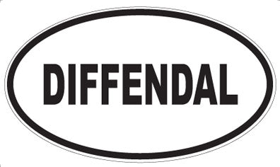 DIFFENDAL - Oval Magnet