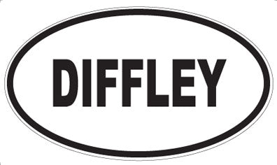 DIFFLEY - Oval Sticker