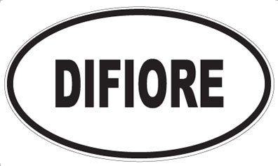 DIFIORE - Oval Sticker