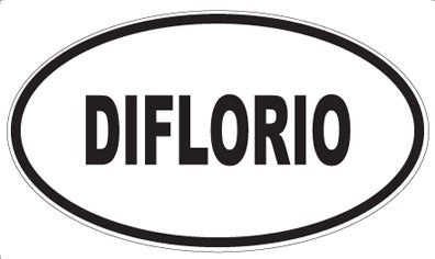 DIFLORIO - Oval Sticker