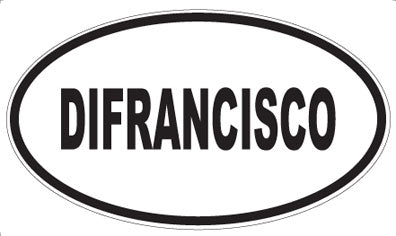 DIFRANCISCO - Oval Magnet