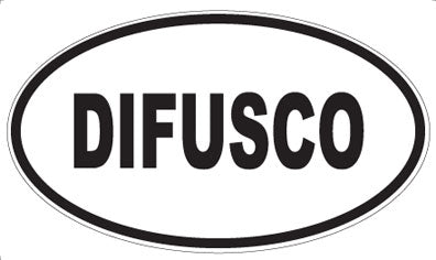 DIFUSCO - Oval Sticker