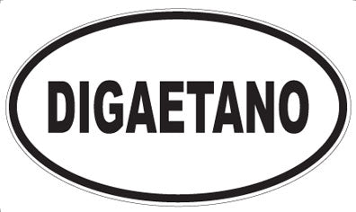 DIGAETANO - Oval Magnet