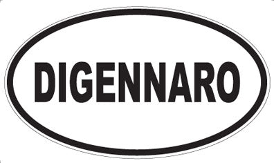 DIGENNARO - Oval Magnet