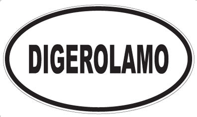 DIGEROLAMO - Oval Sticker