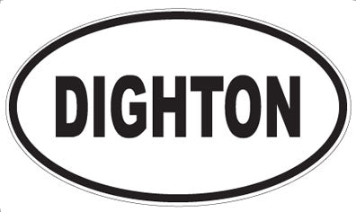 DIGHTON - Oval Magnet