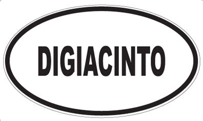 DIGIACINTO - Oval Magnet