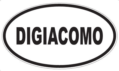 DIGIACOMO - Oval Magnet