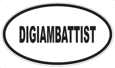 DIGIAMBATTIST - Oval Sticker