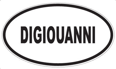 DIGIOUANNI - Oval Sticker