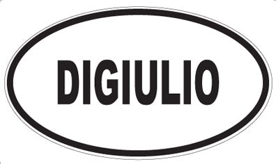 DIGIULIO - Oval Magnet