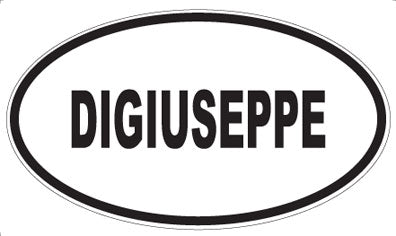 DIGIUSEPPE - Oval Sticker