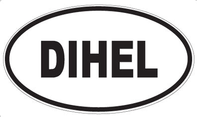 DIHEL - Oval Sticker