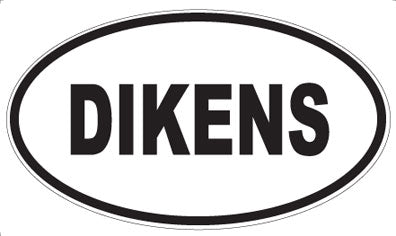 DIKENS - Oval Sticker